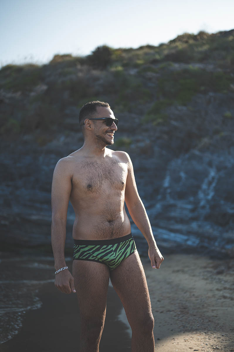 Bañador Slip Zebra - Imagen 4