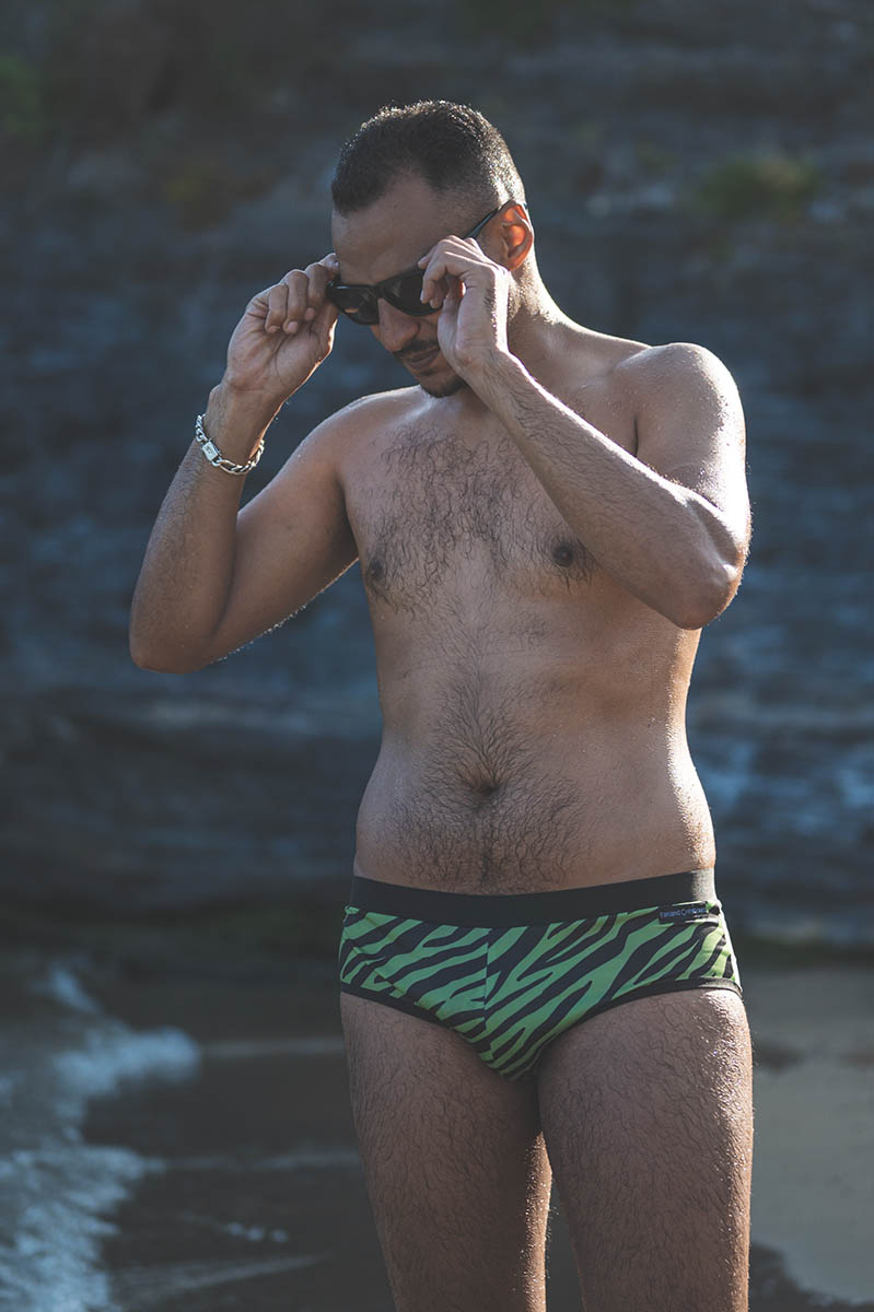 Bañador Slip Zebra - Imagen 2