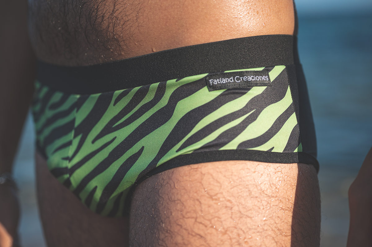 Bañador Slip Zebra - Imagen 5