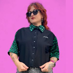 Camisa Brava Leopardo verde